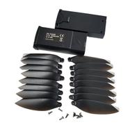 ZCDYGHU For K19 MAX Drone for Battery Propeller Spare Part Kit 3.7V 2200mAh for Lipo Main Blade K19MAX Accessory