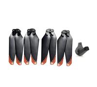 ZCDYGHU For KF100 MAX RC Drone Propellers Blades Landing Skids Cover Quadcopter Aircraft Fan Props Parts(Red)