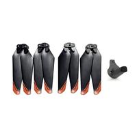 ZCDYGHU For KF100 MAX RC Drone Propellers Blades Landing Skids Cover Quadcopter Aircraft Fan Props Parts(Yellow)