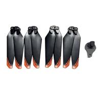 ZCDYGHU For KF100 MAX RC Drone Propellers Blades Landing Skids Cover Quadcopter Aircraft Fan Props Parts(Burgundy)