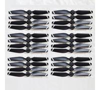 ZCDYGHU For KF102 Part Front/Rear Arm A/B/C/D with Engine/Body Shell UP Down/Propeller for Blade for KF-102 Drone Accessory(24PCS Propeller)