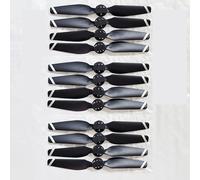 ZCDYGHU For KF102 Part Front/Rear Arm A/B/C/D with Engine/Body Shell UP Down/Propeller for Blade for KF-102 Drone Accessory(12PCS Propeller)