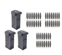 ZCDYGHU For KF106 MAX Drone Battery for Batteries Propeller Propellers for Blades Accessories(BatteryX3 PropelleX6)