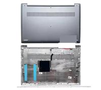 ZCDYGHU For Lenovo for IdeaPad S340-15 S340-15IML S340-15IWL S340-15API S340-I5IIL Laptop LCD Back Cover Front Bezel Hinge Palmrest Bott(Silvery D)