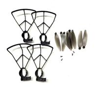 ZCDYGHU For LSRC S2S Obstacle Avoidance 8K for RC Drone Spare Parts Blades for for LS-S2S Propeller Protection Guard Accessory(4pcs guard 8blade)