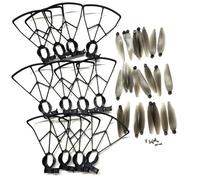 ZCDYGHU For LSRC S2S Obstacle Avoidance 8K for RC Drone Spare Parts Blades for for LS-S2S Propeller Protection Guard Accessory(24pcs guard 24blade)
