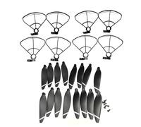 ZCDYGHU For LYZRC L200 Pro for Max RC Drone Blades Protecttion Parts L200PRO for Quadcopter Guard Propellers Accessory(2set guard 16p prop)