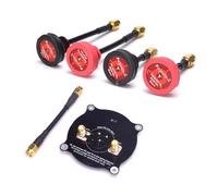 ZCDYGHU For Pagoda 2 / Triple Feed Patch 5.8G 5dBi 50W for Omnidirectional Omni for FPV Flat Panel LHCP/RHCP SMA/RP-SMA(Antenna SMA)