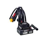 ZCDYGHU For ROCKET-RC Brushless ESC 130A Sensored Electronic Speed Controller 6V/5A for BEC with Cooling Fan For 1/10 RV Car 380/390/540 Motor(130A ESC)