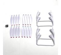 ZCDYGHU For S116 for MAX RC Drone Quadcopter Propeller Blades Maple Leaf Landing Gear Accessory Spare Part Kit(Burgundy)