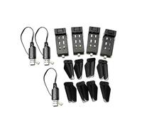 ZCDYGHU For S128 Foldable for Mini RC Quadcopter Drone Blades Accessories Propeller Batteries USB PH2.0 Charging Wire(Yellow)