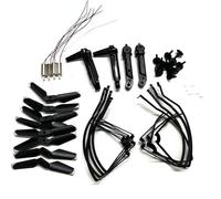 ZCDYGHU For S128 for RC Drone Mini Quadcopter Parts Main Gears Engines Propellers Guard Ades Protector/Propeller Motor Arm Accessories(PURPLE)