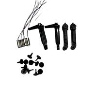 ZCDYGHU For S128 for RC Drone Mini Quadcopter Parts Main Gears Engines Propellers Guard Ades Protector/Propeller Motor Arm Accessories(WHITE)