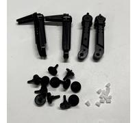 ZCDYGHU For S128 for RC Drone Mini Quadcopter Parts Main Gears Engines Propellers Guard Ades Protector/Propeller Motor Arm Accessories(Red)