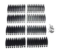 ZCDYGHU For S136 8K for ESC Dual Camera WIFI 5G FPV for HD Control RC Drone Spare Parts Propeller Blade(80 PCS)