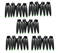 ZCDYGHU For S155 Drone Professional Quadcopter for Spare Part Main Blade CW CCW Propeller Props Wing Accessory 4PCS/Set(20PCS Green-Black)