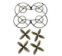 ZCDYGHU For S156 RC Quadcopter Drone for Parts Body Shell Propeller Guard Brushless X226 VR Blade Protective Frames(4p blade 2p guard)