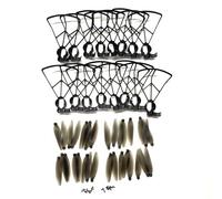 ZCDYGHU For S2S Mini Obstacle Avoidance Drone Parts Blades for Protect Propeller LS-S2S Guard(4set guard 32blade)
