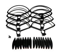 ZCDYGHU For S6S Mini for Drone for RC Quadcopter Flow 5G Wifi Brushless Folding Parts Guard Propeller Kit(WHITE)