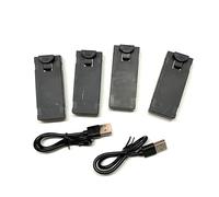 ZCDYGHU For S8S LS-S8S RC Drone Quadcopter Battery 3.7V 1800mah for USB Charger(4pcs)