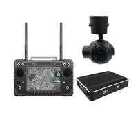 ZCDYGHU For SKYDROID H16/H16Pro 2.4GHz 16CH FHSS 20KM 1080P Video Data Transmission Telemetry Transmitter, for MIPI Camera R16 RX for Drones(Blue)