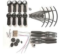 ZCDYGHU For SP500 for RC Drone Guard Cover Propellers Blades Gear Protector Quadcopter Motor Engines Arm Parts Kit(Red)