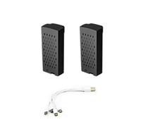 ZCDYGHU For V666 Brushless Drone for Accessory Propeller Blade / 3.7V 1000mAh Battery for Quadcopter(Navy Blue)