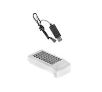 ZCDYGHU For V9 Drone for Spare Part 3.7V 800mAh for Lipo Battery/USB Charger 4D-V9 Accessory(1Battery 1Charger)