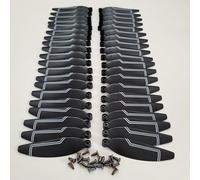 ZCDYGHU For Wholesale D25 for PRO Propeller Spare Part 8PCS/Set for D25-PRO for MAX RC Drone Quadcopter Maple Leaf Blade Accessory(40PCS)