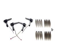 ZCDYGHU For XT505 MAX Drone Engine Motors for Arm Spare Parts LS-XT505 Maple Leaf Blade Propeller Accessories Part Foldable for RC Plane Cover(4 PCS ARMS BLADE)