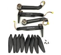 ZCDYGHU For Z908Max Rc Drone Arm Motor Parts Brushless Quadrotor for Z908 Pro Max Engines Propeller(Black arms set)