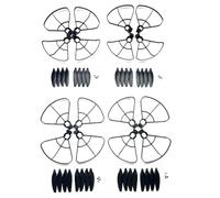 ZCDYGHU For Z908MAX RC Drone Blades for Spare Parts Propeller Protection Guard Z908 for MAX Accessories(4set guard 32blades)