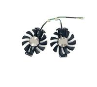 ZCDYGHU GA81S2U 12V 0.38A 75mm 4Pin GTX 960 Cooler Fan For ZOTAC Graphics Video Card Cooling(Black 2-Fan)