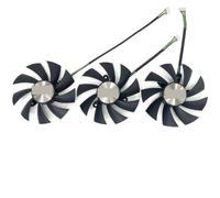 ZCDYGHU GA92S2U DC12V 0.46A for ZOTAC GTX1080Ti AMP for EXTREME GTX 1080 Ti Core Edition Graphics card sink cooling fan(Black 3-Fan)