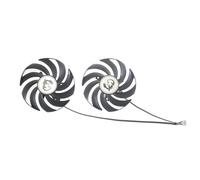 ZCDYGHU Graphics card fan PLD09210B12HH DC12V 0.40A 4Pin for MSI for GeForce for RTX 3060 for Ti for 3070 for 3080 for 3090 for GAMING X for TRIO(White connector)