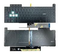 ZCDYGHU Keyboard for ASUS TUF for Gaming F15 FX507ZR FA617 FA507 FA507R FX707 FX517 GA507 Keyboards 6913US00 V210846DS1(WHITE)