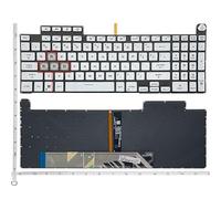 ZCDYGHU Keyboard for ASUS TUF for Gaming F15 FX507ZR FA617 FA507 FA507R FX707 FX517 GA507 Keyboards 6913US00 V210846DS1(Silver)