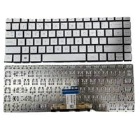 ZCDYGHU Keyboard For HP for Pavilion 14-CC 14-BD 14-CB 14-DA 14-CD 14-M TPN-Q188 Q190 Q207 W125 W131 14S-DR 14-FR 14-DQ 14-FQ(UK Silver No Backlit)