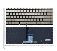 ZCDYGHU Keyboard For HP for Pavilion 14-CC 14-BD 14-CB 14-DA 14-CD 14-M TPN-Q188 Q190 Q207 W125 W131 14S-DR 14-FR 14-DQ 14-FQ(US Gold Backlit)