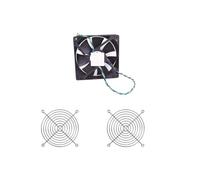 ZCDYGHU Pc Fan 120mm 12V for Delta AFB1212SH 1225 12025 120 * 120 * 25mm 0.80A Cooling,4-Pin Pwm for Computer Cpu Server(Fan and 2pcs grill)