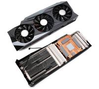 ZCDYGHU RTX3080 Video Card Heatsink For GIGABYTE for GeForce RTX 3080 3090 GAMING OC Graphics Cards Radiator Fan(Heat sink Fan)
