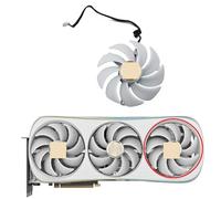 ZCDYGHU RTX4090 RTX4080 For ZOTAC for GeForce RTX 4080 4090 EXTREME AIRO White Replacement Graphics Card Fan(C-Fan)