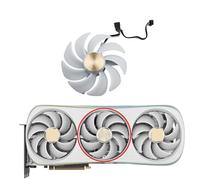 ZCDYGHU RTX4090 RTX4080 For ZOTAC for GeForce RTX 4080 4090 EXTREME AIRO White Replacement Graphics Card Fan(B-Fan)