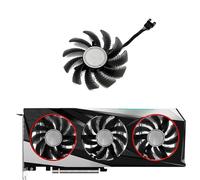 ZCDYGHU T128010SU RTX3060 Cooler Fan Replacement For Gigabyte for GeForce RTX 3060 Ti RX 6600 6700 XT Graphics Video Card Cooling(A Fan)