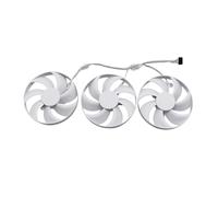 ZCDYGHU T129215BU CF1015U12D RTX4080 RTX4090 Graphics Card Fan for ASUS for ROG Strix for RTX 4080 4090 White OC Version Cooling(3-Fan)