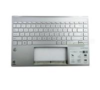 ZCDYGHU US HB Palmrest Keyboard for Asus for ZenBook UX325 UM325 U3700 U3700E UX325UA Upper Case English Backlit 90NB0SL1-R31US0(Silver US Backlight)