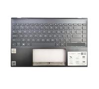 ZCDYGHU US HB Palmrest Keyboard for Asus for ZenBook UX325 UM325 U3700 U3700E UX325UA Upper Case English Backlit 90NB0SL1-R31US0(Blue HB Backlight)