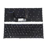 ZCDYGHU US Italian Thai PT-BR Backlight Keyboard for ACER for Aspire S13 S5-371 SF514-51G SF314-52/52G/53G SF314-55/55G SB3P-A52BWL(Italian Light)