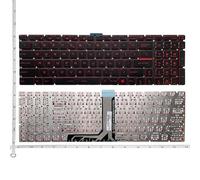 ZCDYGHU US/RU backlight Laptop Keyboard For MSI GE75 GP73 17E7 17F2 17F4 7RFX GP65 GF75 GS75 GP75 MS-16H8 16k2 16U7 16K4 16P1 16K2 16JF(US No backlit red)