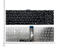 ZCDYGHU US/RU backlight Laptop Keyboard For MSI GE75 GP73 17E7 17F2 17F4 7RFX GP65 GF75 GS75 GP75 MS-16H8 16k2 16U7 16K4 16P1 16K2 16JF(US No backlit white)